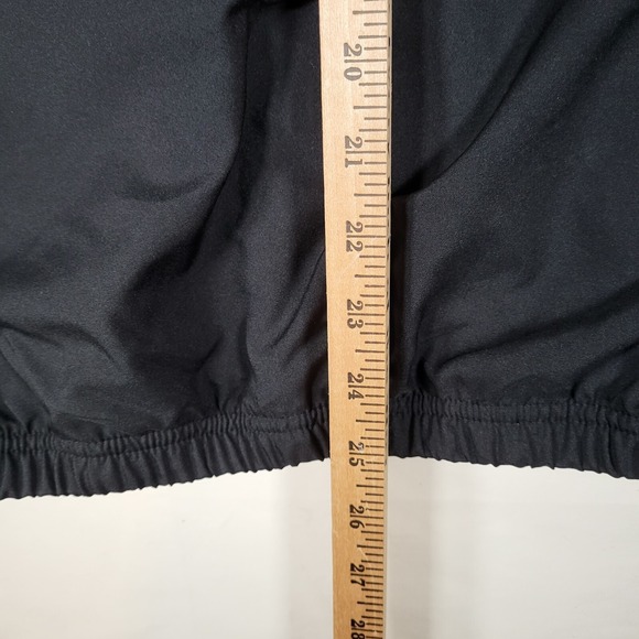 Nike Men's Medium Dri-Fit Black Orange Stripe Full Zip Track Jacket - Picture 9 of 10